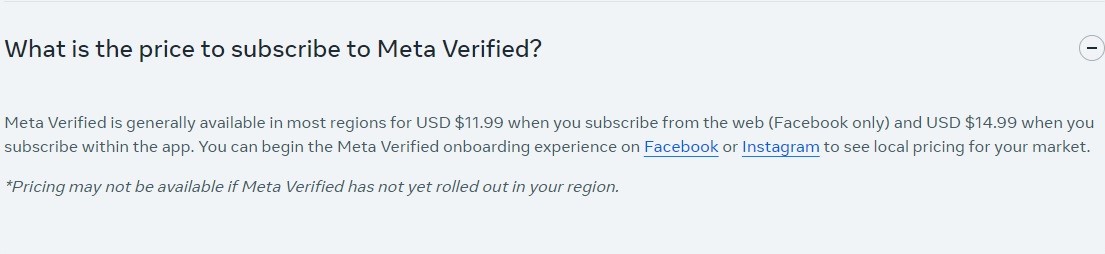 verified price